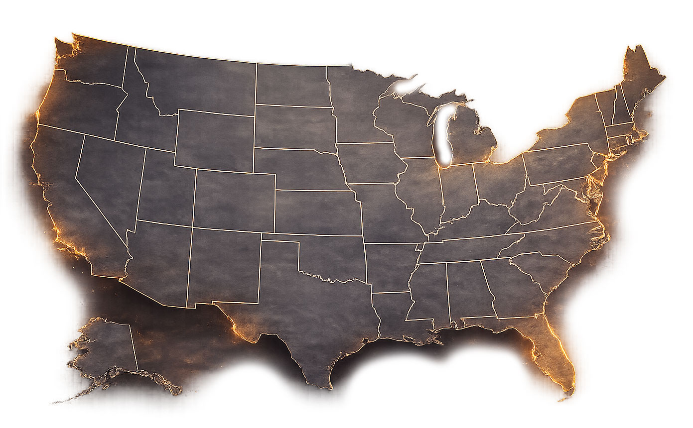 United States oil and gas region map